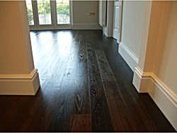 An example of double fumed wooden flooring
