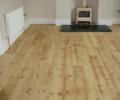 Ann & John's whitewashed pine floor